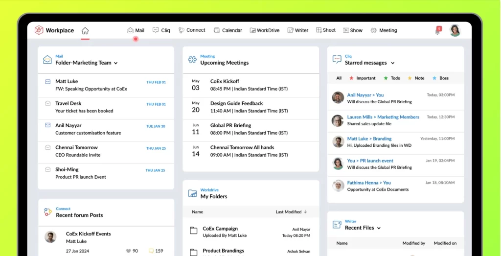 Zoho Workplace