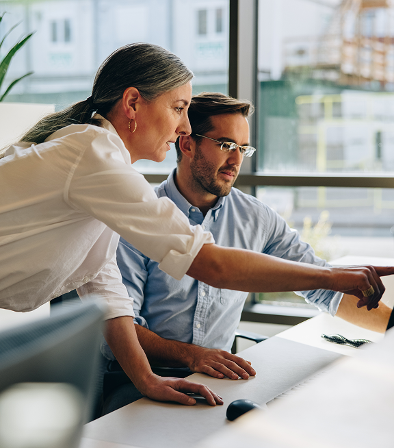 Hybrid team members coordinating office days
