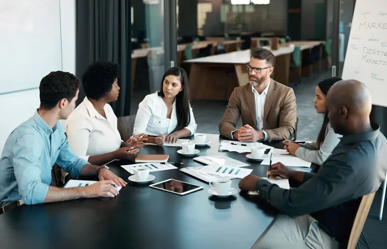 employees in an office