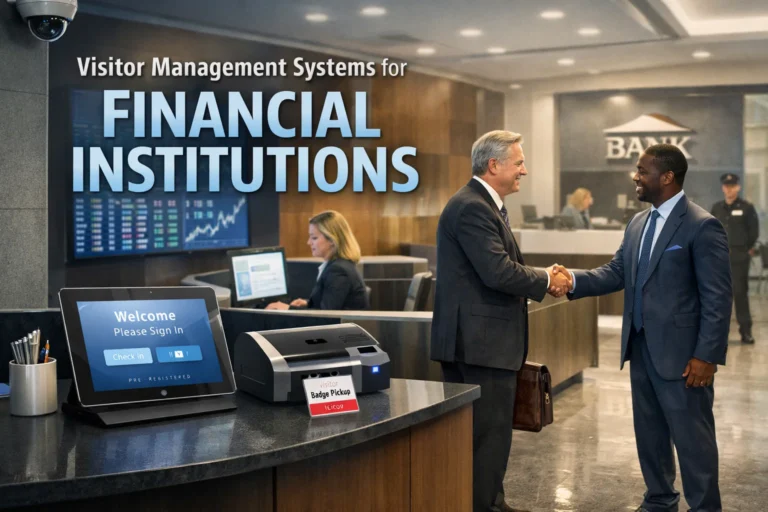 Visitor Management Systems for Financial Institutions and Banks