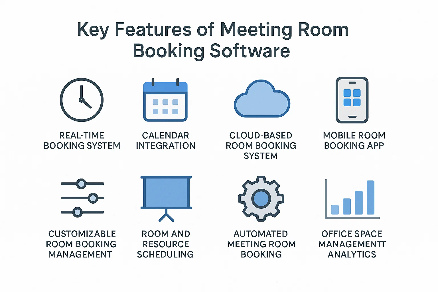 key features of meeting room booking software