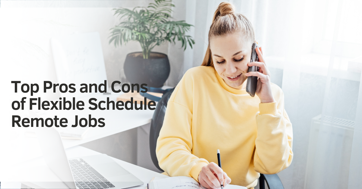 Flexible schedule remote jobs