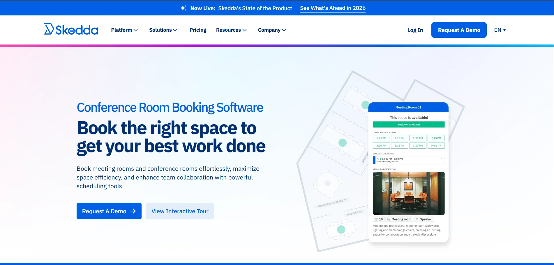 Skedda Conference Room Scheduling Software