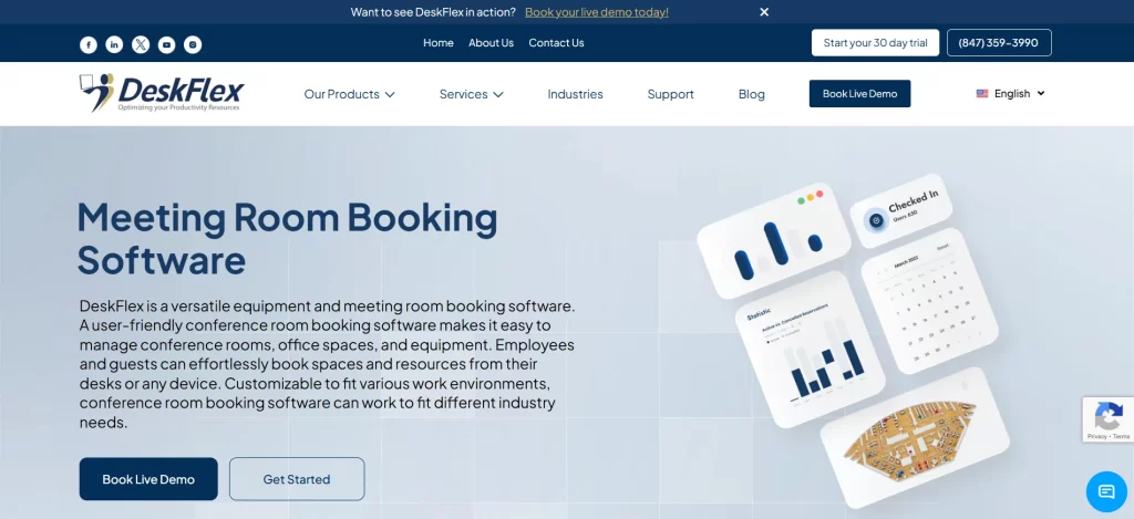 Deskflex Meeting Room Booking Software