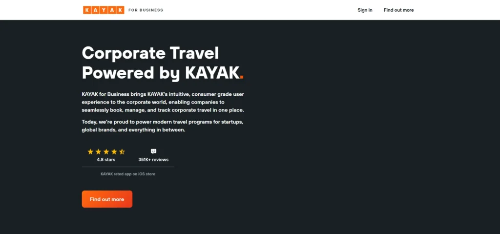 Corporate Travel Powered by KAYAK