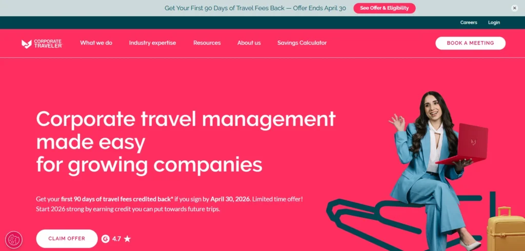 Corporate traveler management