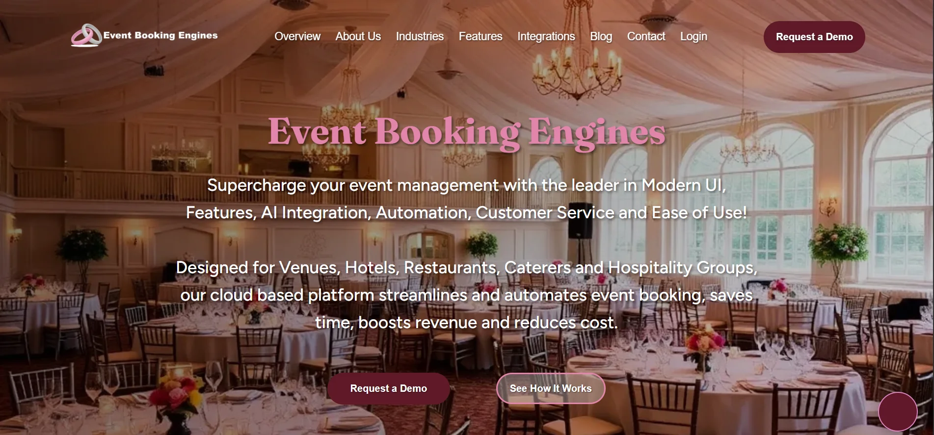 Event Booking Engines Venue Management Software