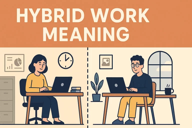 Hybrid Work Meaning: What It Is and How It Works