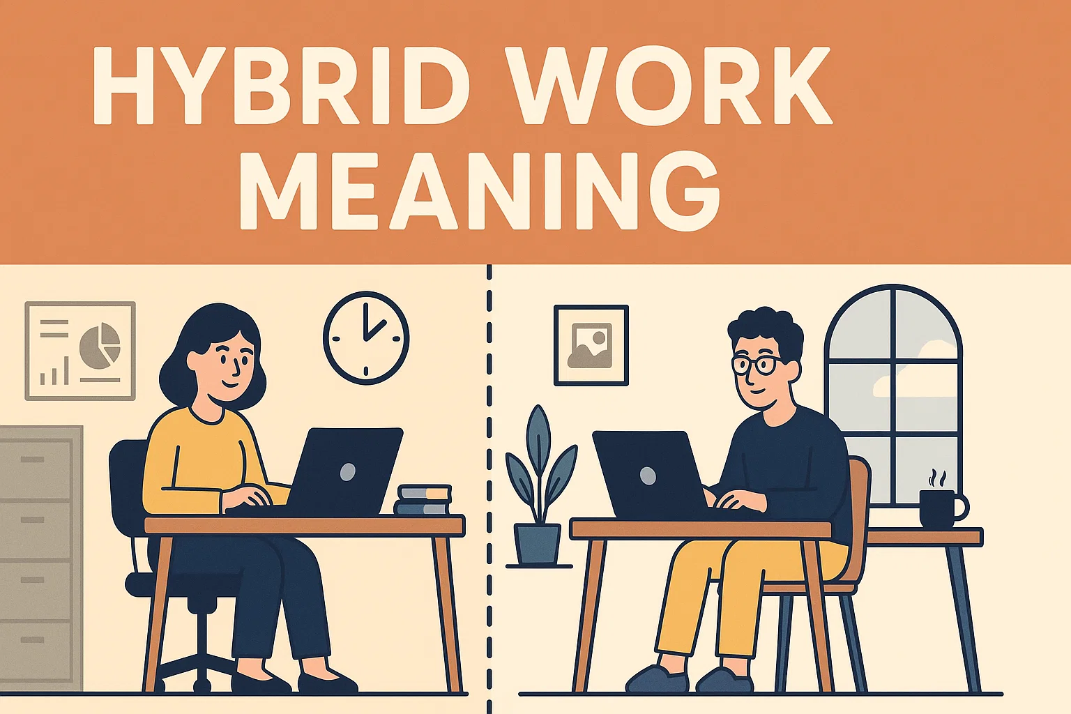 Hybrid Work Meaning: What It Is and How It Works