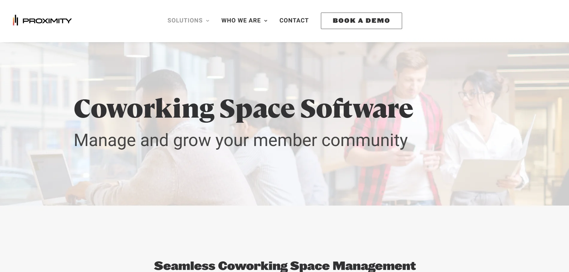 Proximity Coworking Space Management Software