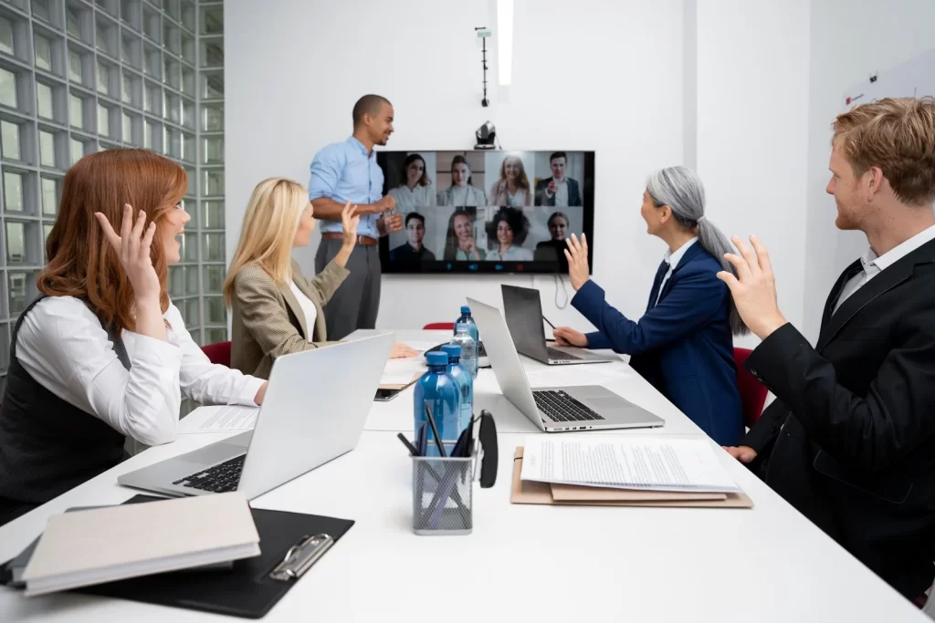 business team in meeting