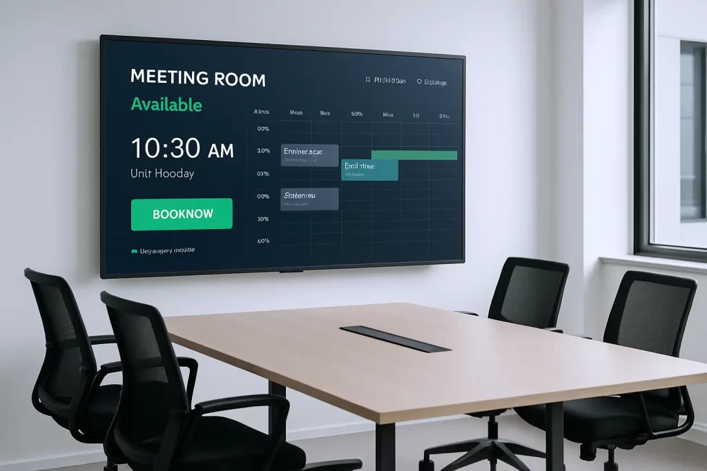 Hybrid room Scheduling Software to Improve Office Functions