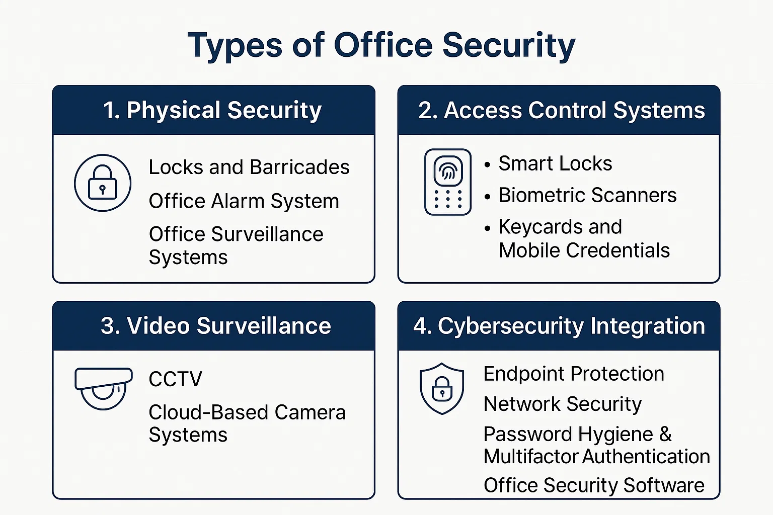 types of office security
