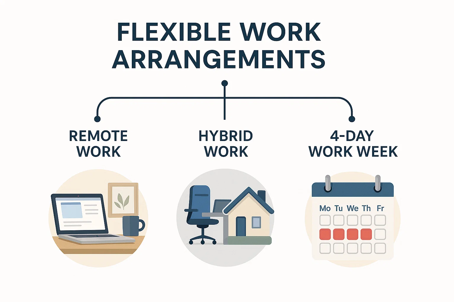 Flexible Work Arrangements Infographic