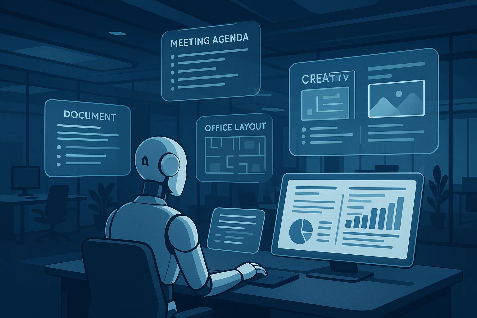 Generative AI workplace automation