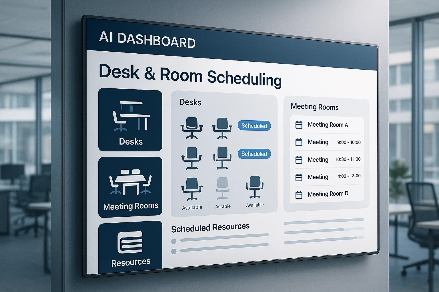 ai automatio dashboard for scheduling