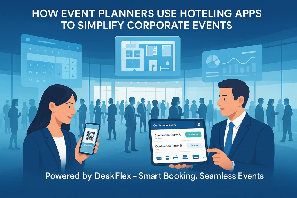 How Event Planners Use Hoteling Apps to Simplify Corporate Events