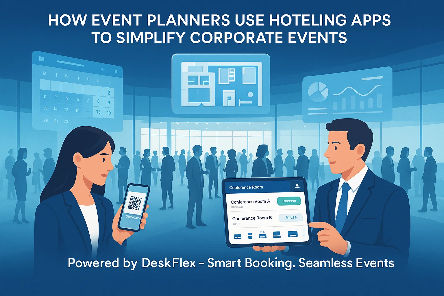 How Event Planners Use Hoteling Apps to Simplify Corporate Events