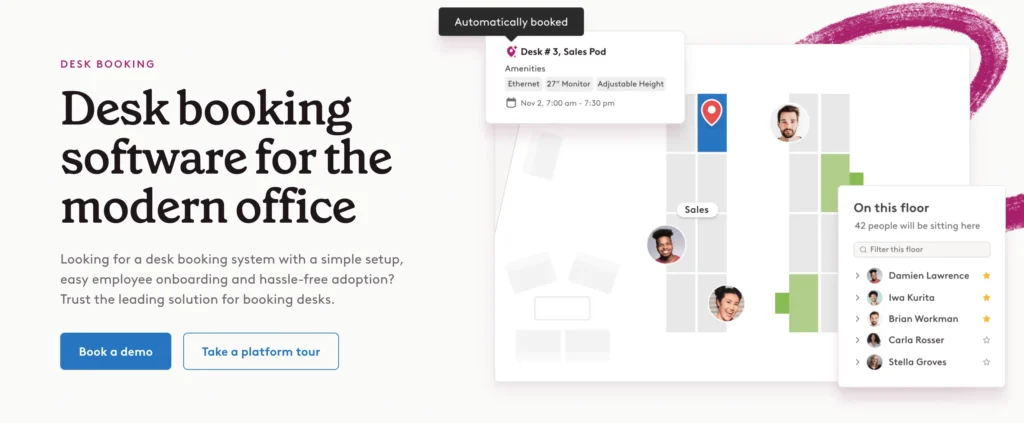 robin hot desking system
