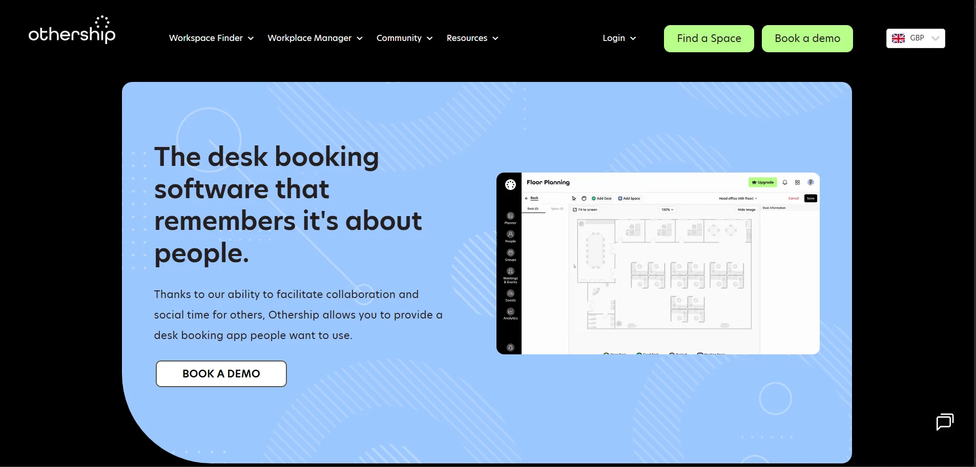 Othership desk booking software