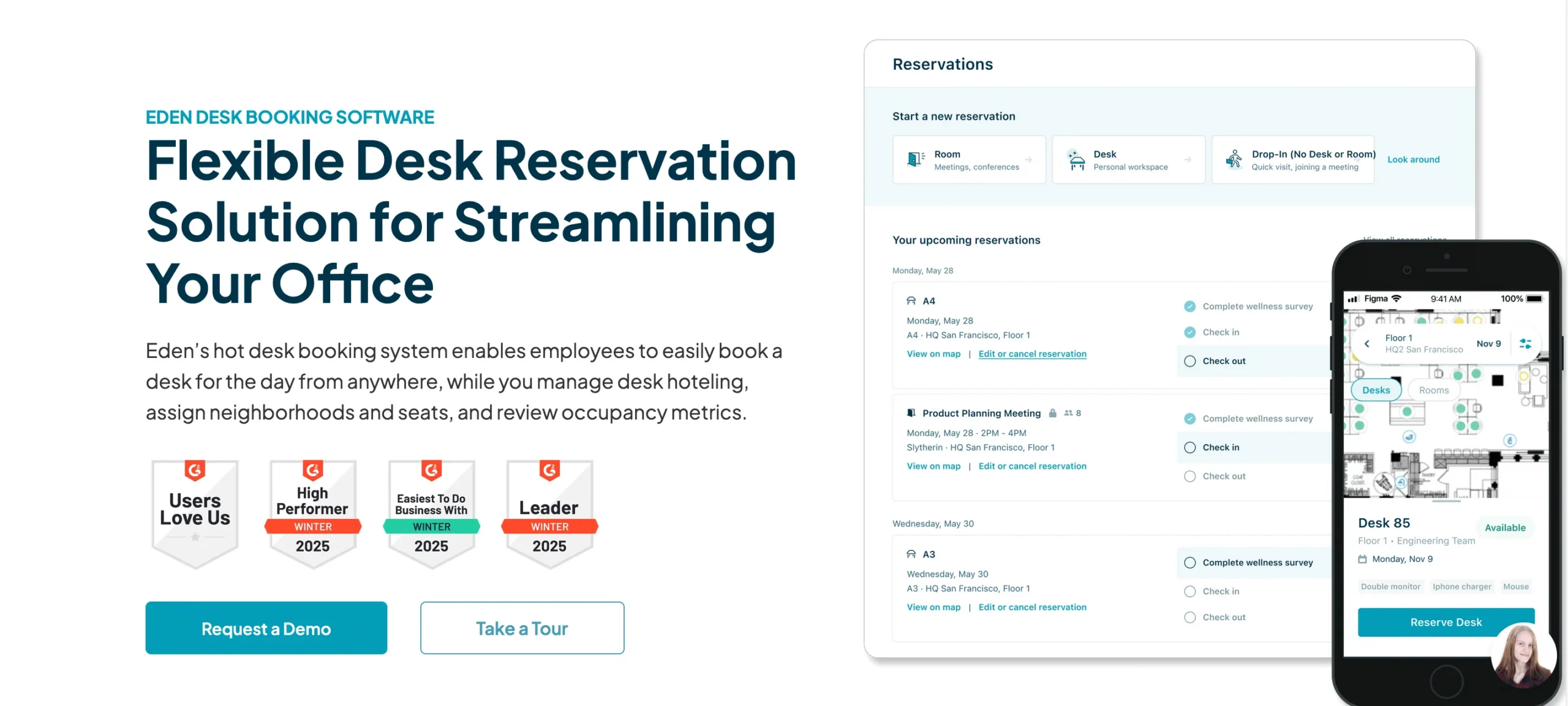 eden workplace reservation