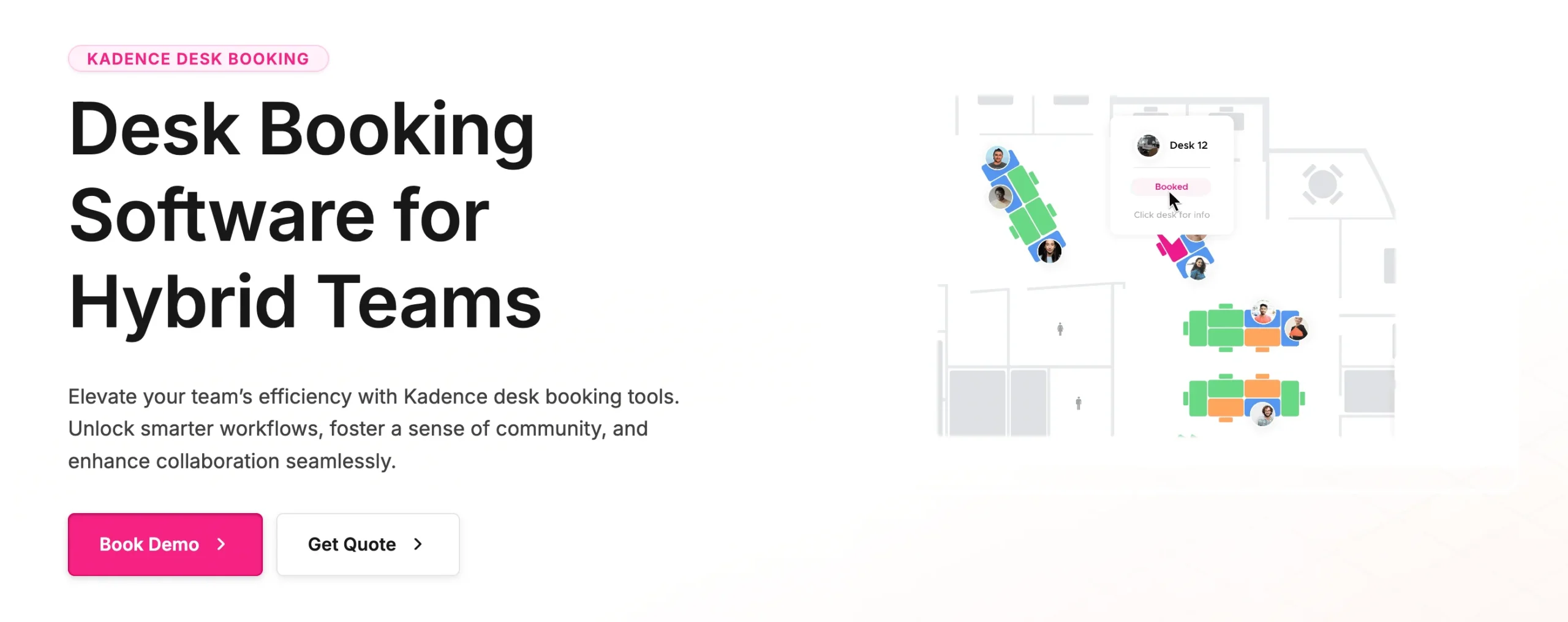 kadence desk management system