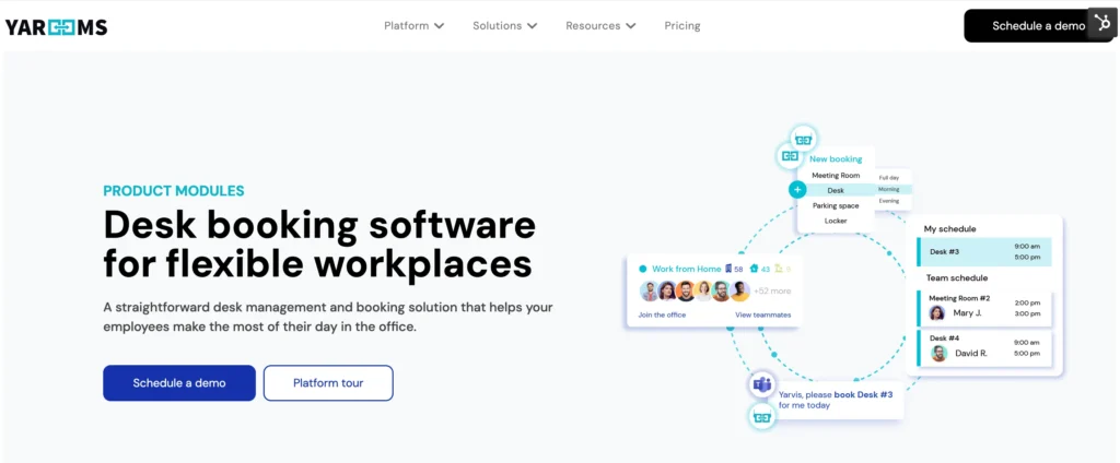 yarooms desk booking software