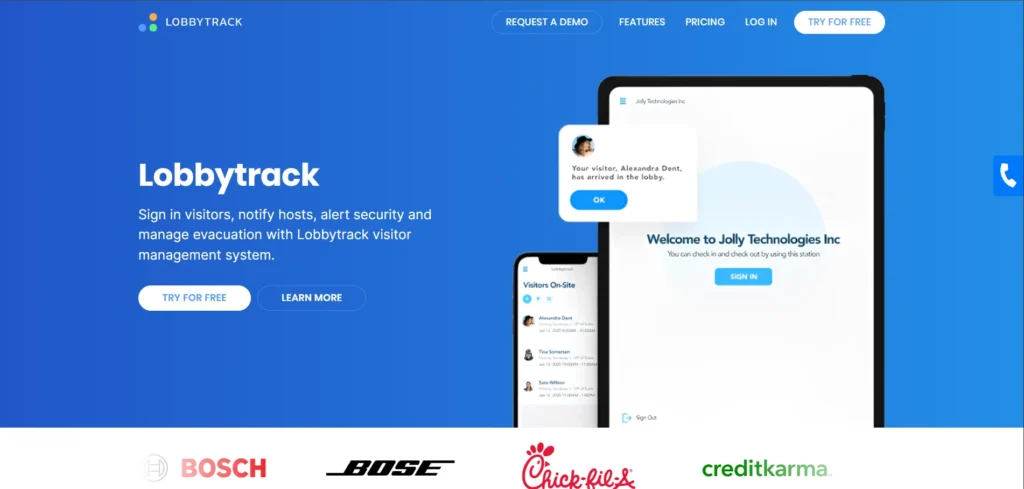 lobbytrack Visitor Management